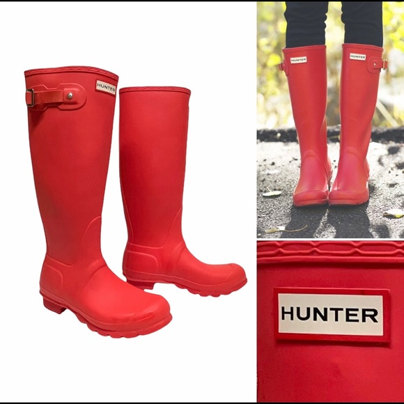 Hunter Wellies Rain Boots Matte Finish 
